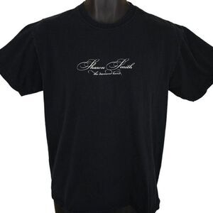 Vintage Shawn Smith T Shirt Mens Size Medium Black Y2K The Diamond Hand Indie
